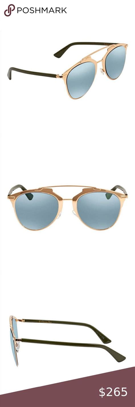 dior azure mirror lens aviator ladies sunglasses|Women's DIOR Aviator Sunglasses .